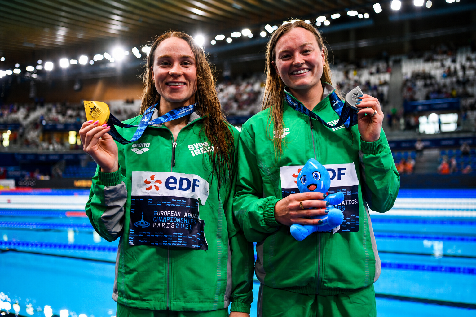 Ellen Walshe Mona McSharry European Championship 2026 medals